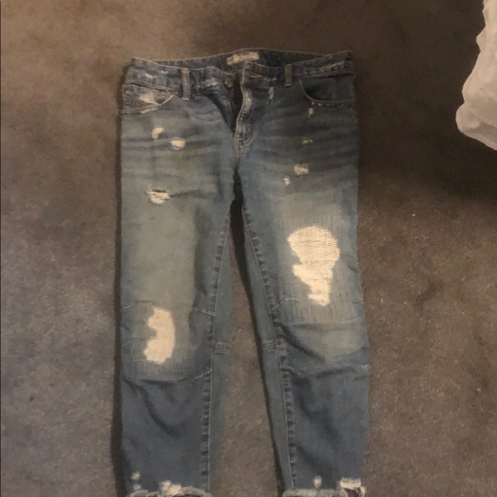 Free People Vintage Wash Denim